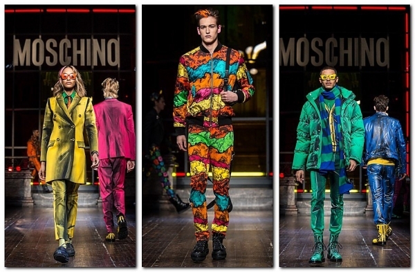 Read more about the article Londono vyrų mados savaitė: „Moschino“ sukūrė tikrą spalvų bombą